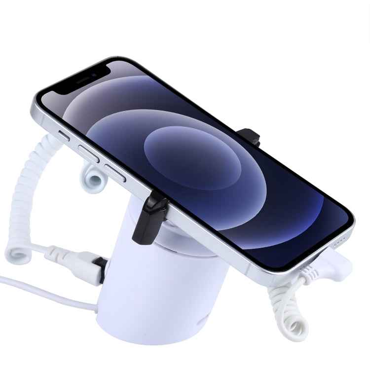 Cylindrical Display Stand Security System Burglar Alarm / Anti-theft Alarm Display Holder with Infrared Remote Control for iPhone / iPod with 8-Pin Port