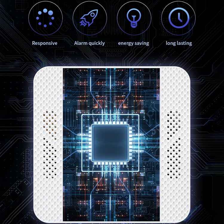 XY-S510COM 2 in 1 Carbon Monoxide Smoke Composite Alarm Detector without Battery