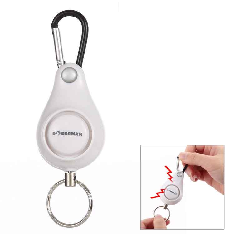 DOBERMAN Key-chain Personal Security Alarm Pull Ring Triggered Anti-attack Safety Emergency Alarm