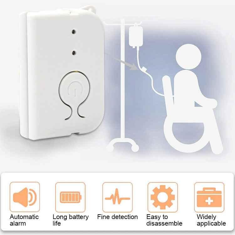 Infusion Reminder Alarm Sensor Monitor Hospital Security Nurse Patients Injection Safety Care Tool