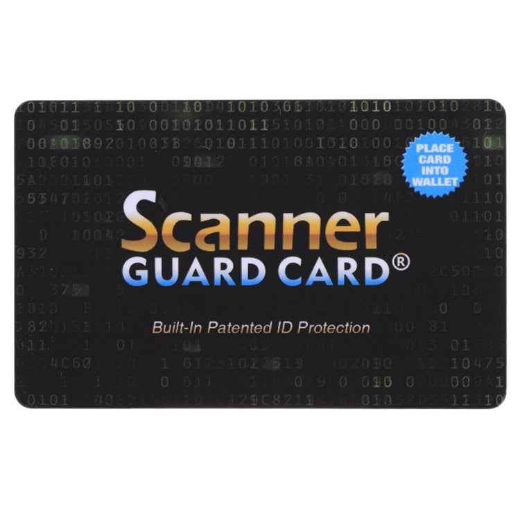 100 PCS Scanner Guard Card RFID Blocking Card, Built-in Patented ID Protection