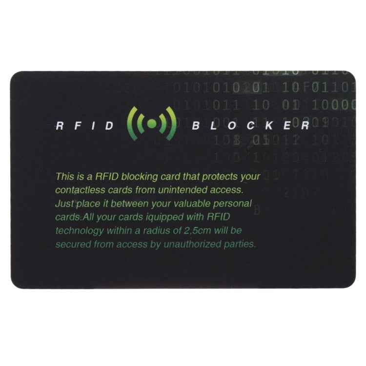 100 PCS Scanner Guard Card RFID Blocking Card, Built-in Patented ID Protection