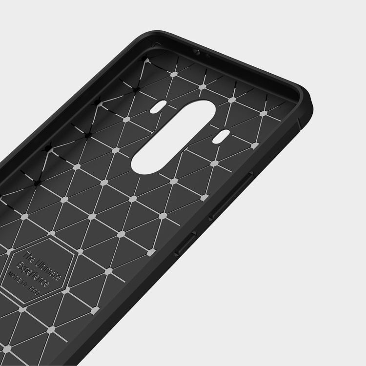 For Huawei Mate 10 Pro Brushed Texture Carbon Fiber Shockproof TPU Rugged Armor Protective Case , For Mate 10 Pro, For Huawei Mate 10 Pro