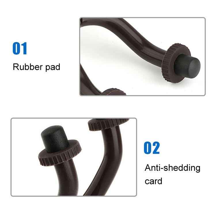 Deep Wood Grain Guitar Ukulele Wood Wall Hook