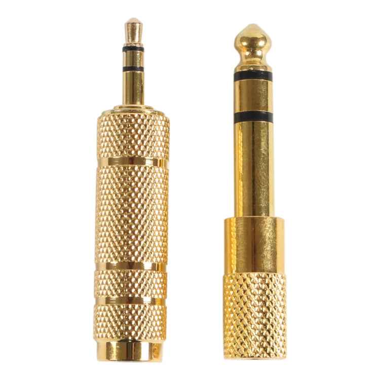 2 in 1 6.35mm to 3.5mm Stereo Audio Adapter Set, 6.35mm to 3.5mm