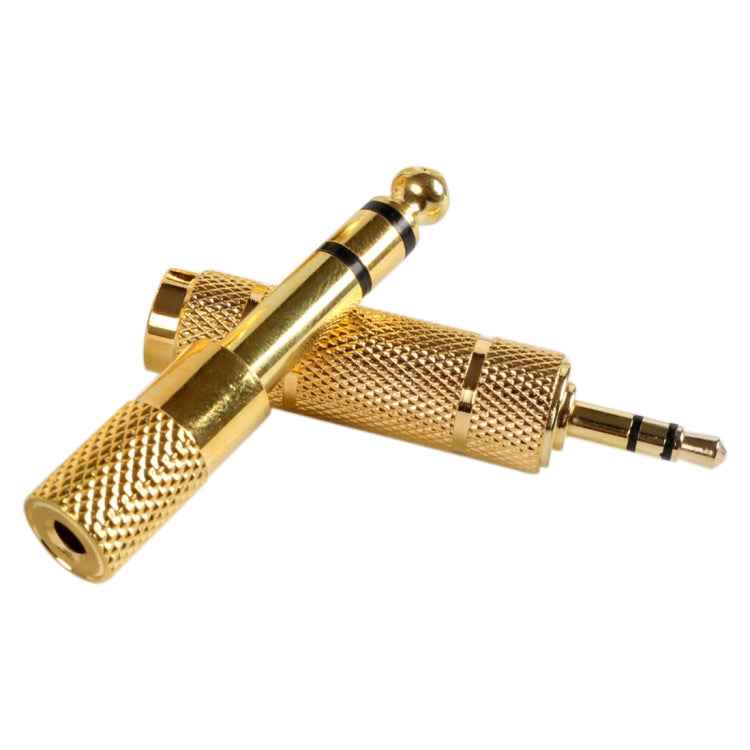 2 in 1 6.35mm to 3.5mm Stereo Audio Adapter Set, 6.35mm to 3.5mm