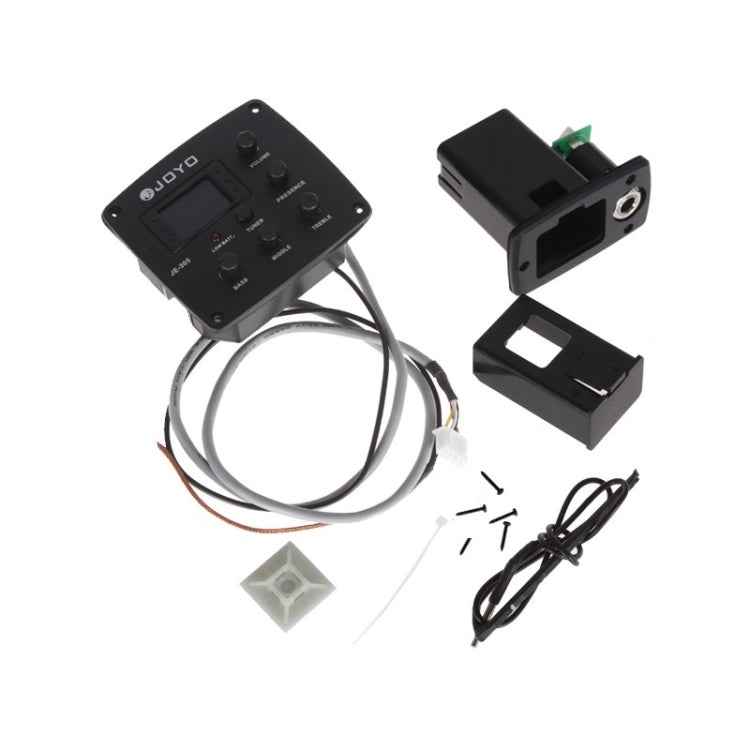 JOYO JE-305 Guitar Pickup 4-Band EQ Preamp Tuner Pickup Equalizer with Tuning Function