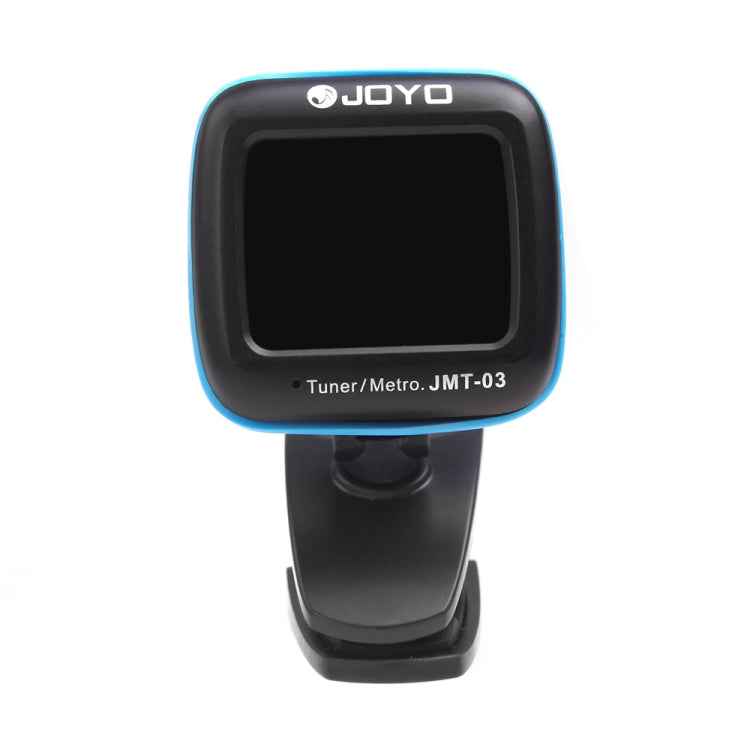 JOYO JMT-03 Portable Clip-on Guitar Tuner Metronome Supports MIC and CLIP Tuning Mode 2-in-1 360-Degree Rotating for Guitar Violin Ukulele