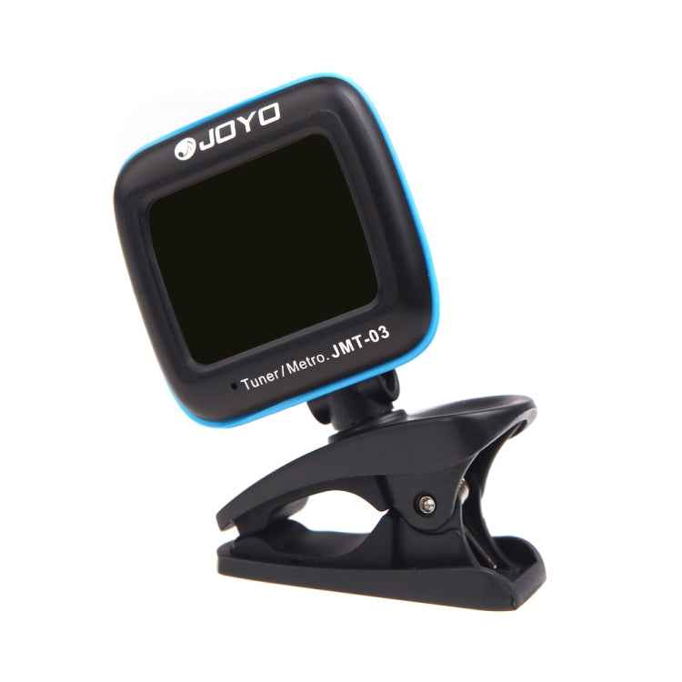 JOYO JMT-03 Portable Clip-on Guitar Tuner Metronome Supports MIC and CLIP Tuning Mode 2-in-1 360-Degree Rotating for Guitar Violin Ukulele