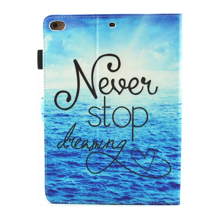 For iPad mini 4 / mini 3 / mini 2 / mini Universal Pattern Horizontal Flip Leather Protective Case with Holder & Card Slots & Sleep