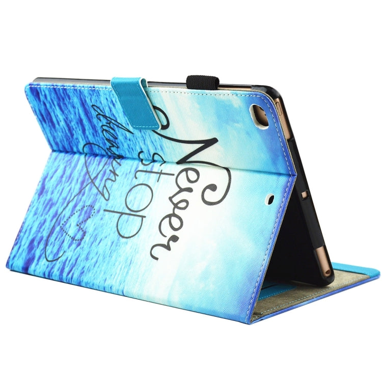 For iPad mini 4 / mini 3 / mini 2 / mini Universal Pattern Horizontal Flip Leather Protective Case with Holder & Card Slots & Sleep