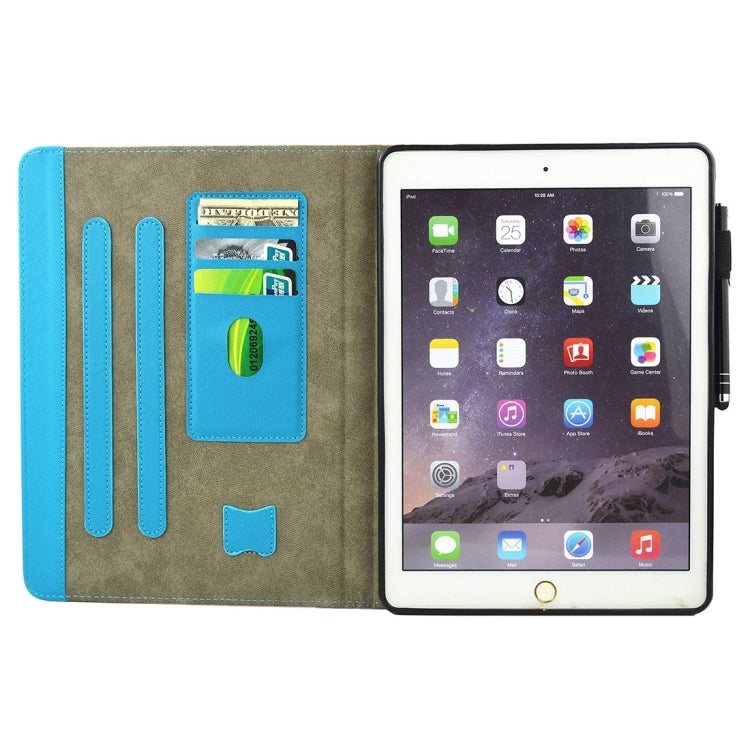 For iPad mini 4 / mini 3 / mini 2 / mini Universal Pattern Horizontal Flip Leather Protective Case with Holder & Card Slots & Sleep