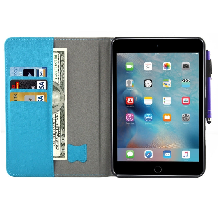For iPad mini 4 / 3 / 2 / 1 Horizontal Flip Leather Case with Holder & Wallet & Card Slots & Sleep / Wake-up Function & Pen Slot, For Apple iPad mini & iPad mini 2 & iPad mini 3 & iPad mini 4