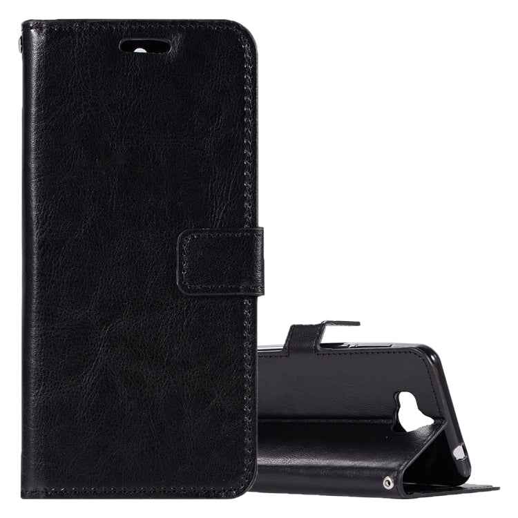 For Huawei Y5 (2017) Crazy Horse Texture Horizontal Flip Leather Case with Holder & Card Slots & Wallet & Photo Frame