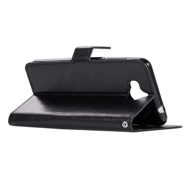 For Huawei Y5 (2017) Crazy Horse Texture Horizontal Flip Leather Case with Holder & Card Slots & Wallet & Photo Frame