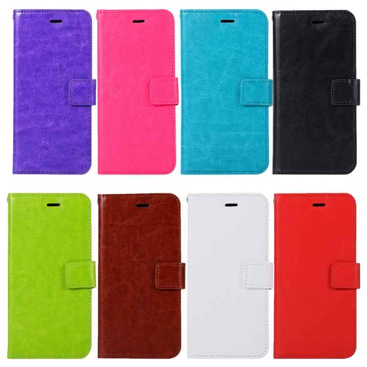 For Huawei Y5 (2017) Crazy Horse Texture Horizontal Flip Leather Case with Holder & Card Slots & Wallet & Photo Frame