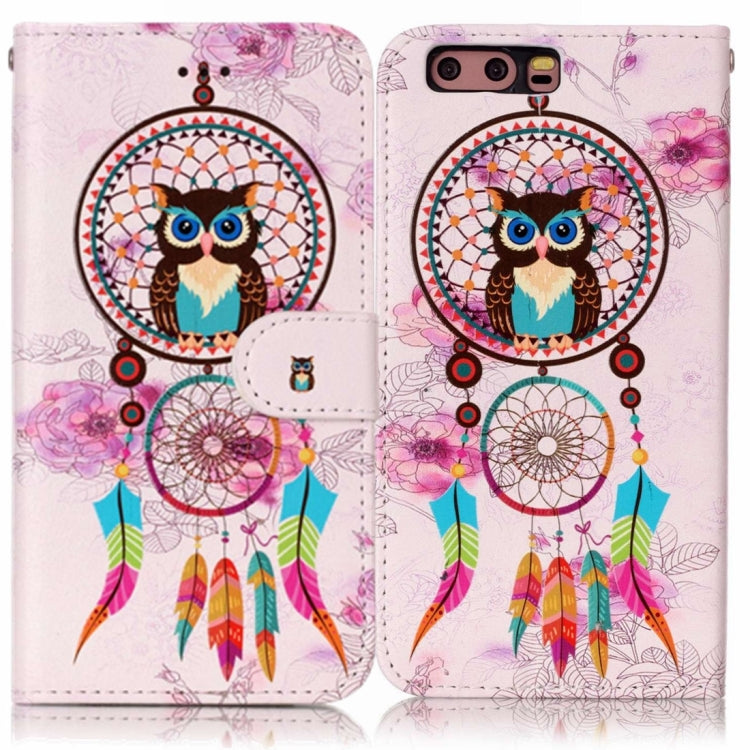 For Huawei P10 Gloss Oil Embossed Flower Elephant Pattern Horizontal Flip Leather Case with Holder & Card Slots & Wallet & Photo Frame