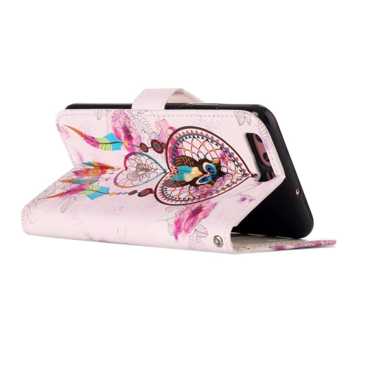 For Huawei P10 Gloss Oil Embossed Flower Elephant Pattern Horizontal Flip Leather Case with Holder & Card Slots & Wallet & Photo Frame