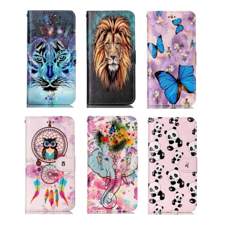 For Huawei P10 Gloss Oil Embossed Flower Elephant Pattern Horizontal Flip Leather Case with Holder & Card Slots & Wallet & Photo Frame