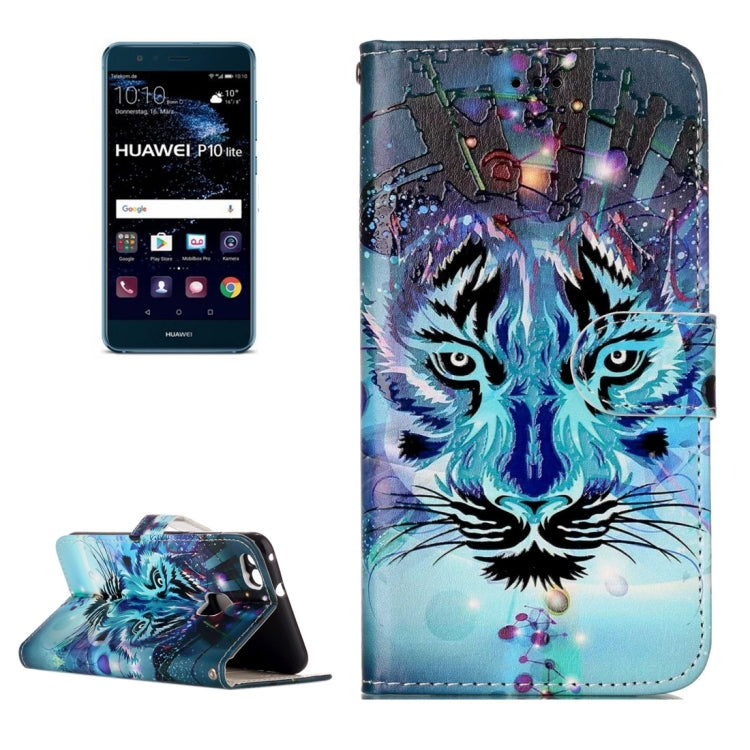 For Huawei P10 Lite Gloss Oil Embossed Panda Pattern Horizontal Flip Leather Case with Holder & Card Slots & Wallet & Photo Frame, For Huawei P10 Lite, For P10 Lite