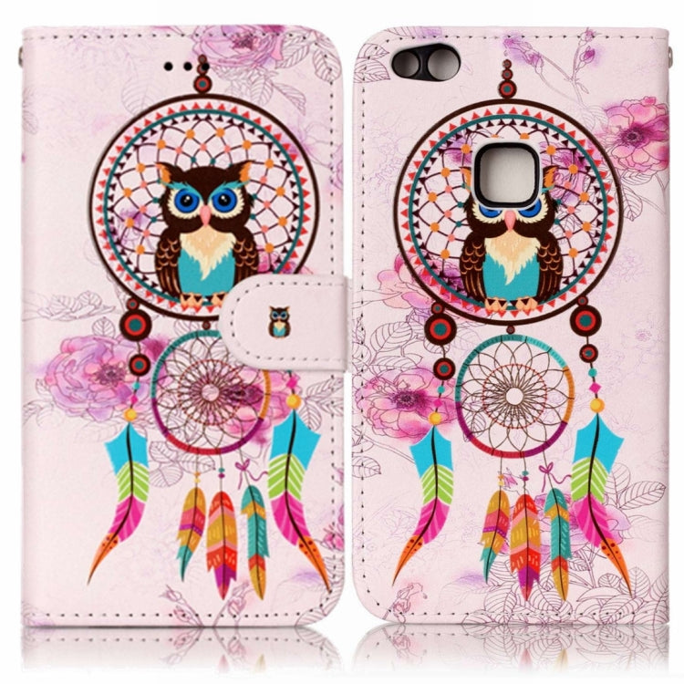 For Huawei P10 Lite Gloss Oil Embossed Panda Pattern Horizontal Flip Leather Case with Holder & Card Slots & Wallet & Photo Frame