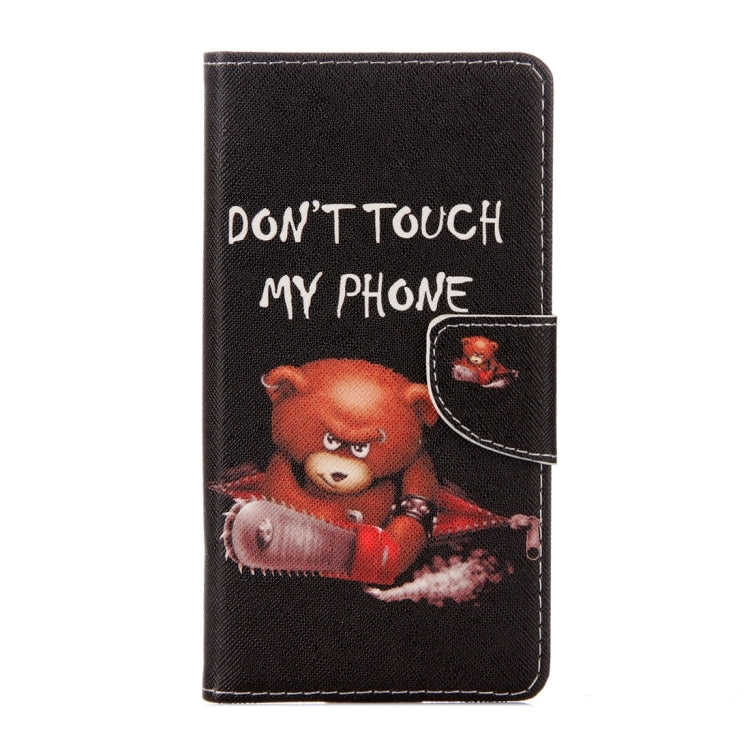 For Huawei P8 Lite (2017) & Honor 8 Lite Green Tree in Bloom Pattern Horizontal Flip Leather Case with Holder & Card Slots & Wallet