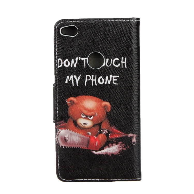 For Huawei P8 Lite (2017) & Honor 8 Lite Green Tree in Bloom Pattern Horizontal Flip Leather Case with Holder & Card Slots & Wallet