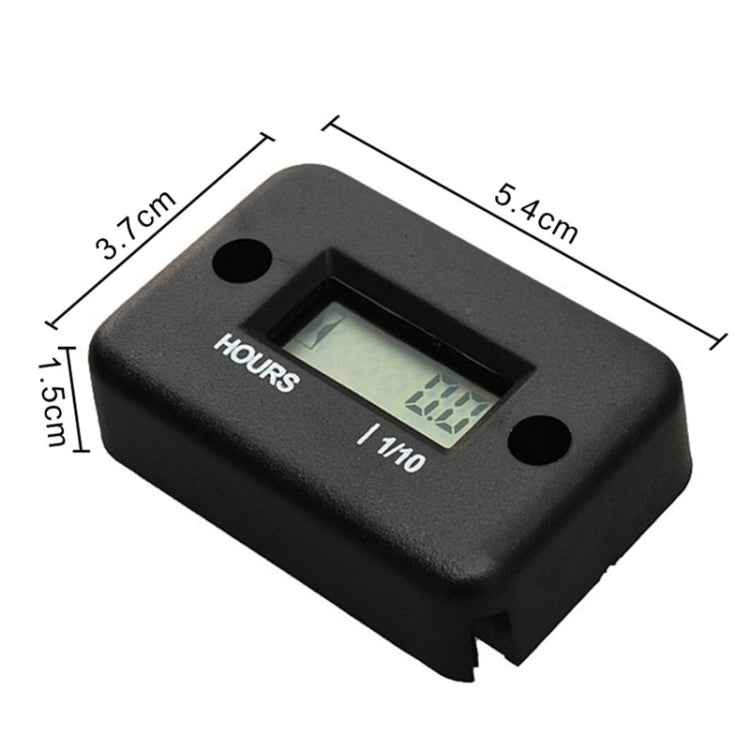 B708BK Waterproof Timer Digital Alarm Clock for Motorcycle ATV