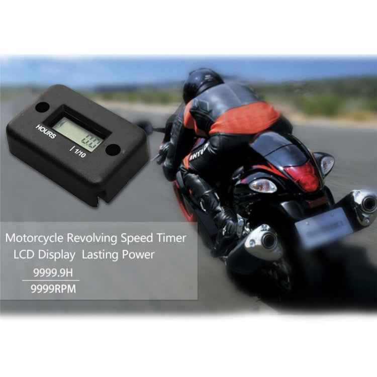 B708BK Waterproof Timer Digital Alarm Clock for Motorcycle ATV