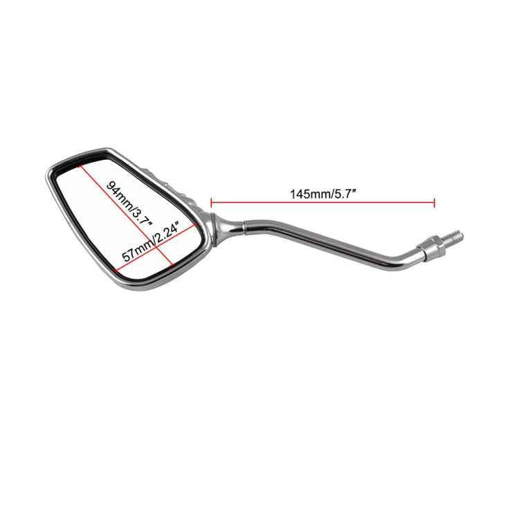 MB-MR011 Motorcycle Modified Universal ABS Skeleton Hand Rear View Mirror Set