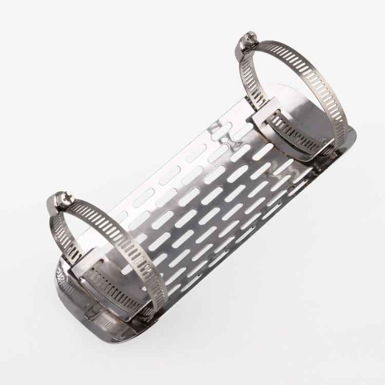 MB-EX014-S Motorcycle Modification Accessories Iron 75mm Exhaust Pipe Heat Shield for Kawasaki