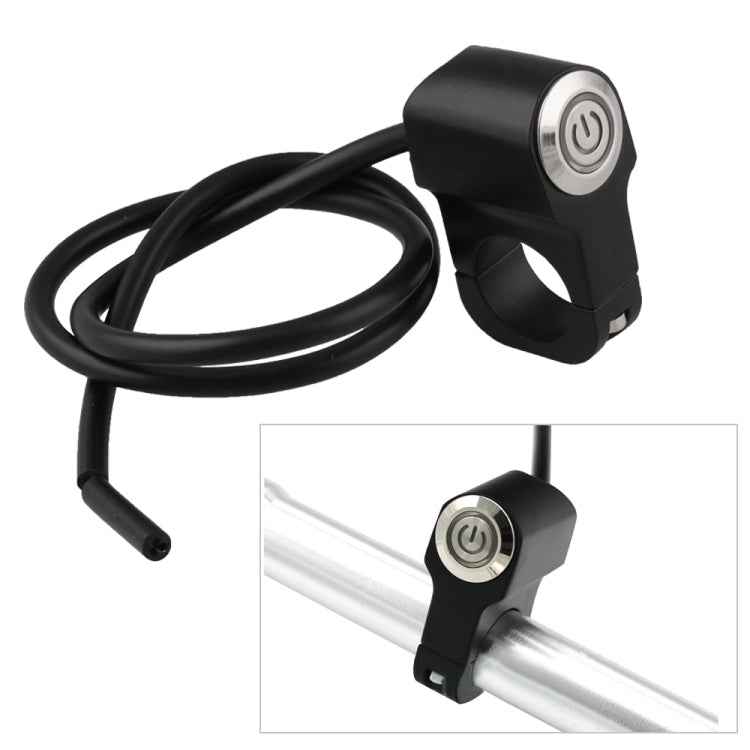MB-BS001-R Motorcycle Motorcycle Switches 22mm Handlebar Mount Switch Headlight Hazard Brake Light Power Switch with Indicator Light