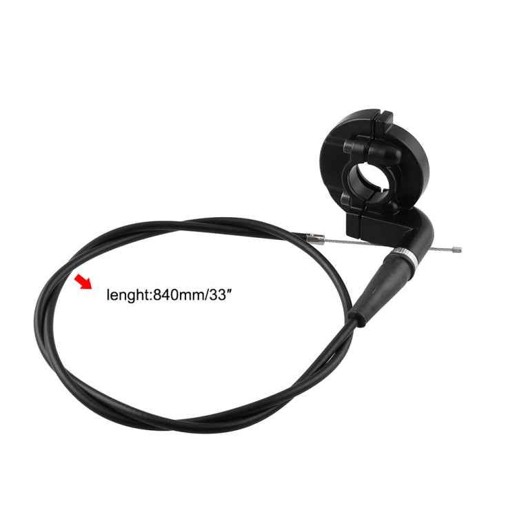 MB-MH028-BK Motorcycle Grips 22mm Handle Throttle Clamp Hand Grip with Throttle Cable for 110-250CC ATV Quad Pit Dirt Bike Motocross Racing