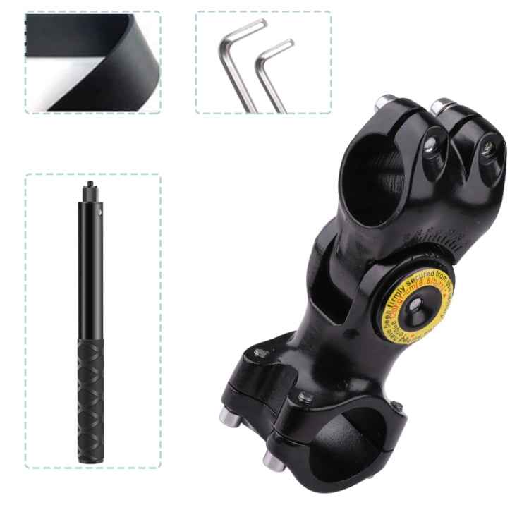 Motorcycle Bicycle Handlebar Fixture Mount Camera Bracket Adapter with Monopod Stand