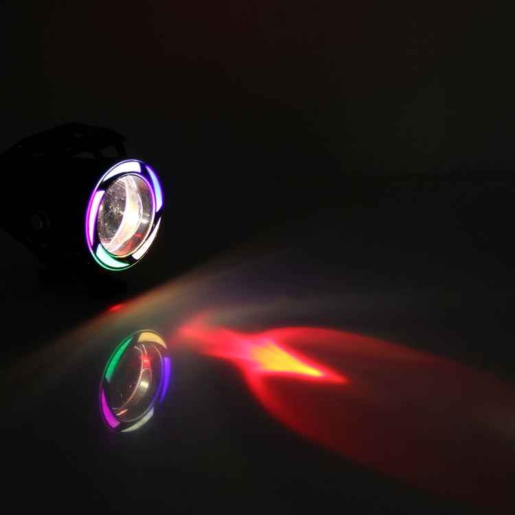 U7 10W 1000LM CREE LED Waterproof IP67 Headlamp Light with Angel Eyes Light for Motorcycle / SUV, DC 12V