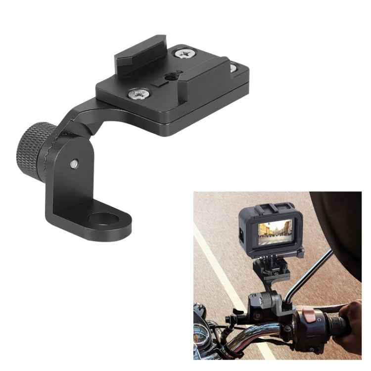 RUIGPRO Motorcycle Handlebar Alloy Phone Bracket for GoPro, Insta360, DJI and Other Action Cameras