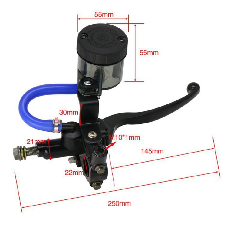 Motorcycle Parts Modified Brake Pump Right Hydraulic Disc Brake Pump for Yamaha, Right