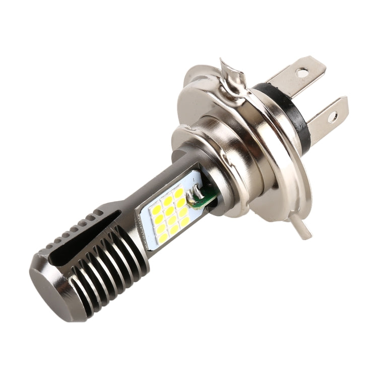 H4 DC12V / 7.4W Motorcycle LED Headlight with 24LEDs SMD-3030 Lamp Beads, H4 Style 2 (White Light), H4 Style 2 (Yellow + White)