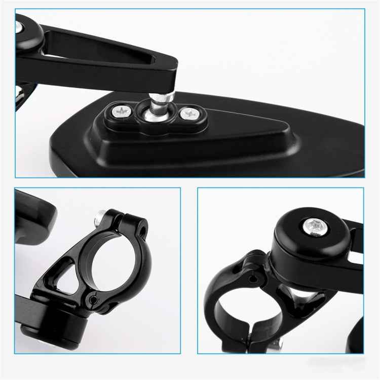 Universal 7 / 8 inch 22mm Modified Motorcycle Side Rearview Mirror, 7 / 8 inch 22mm (White)