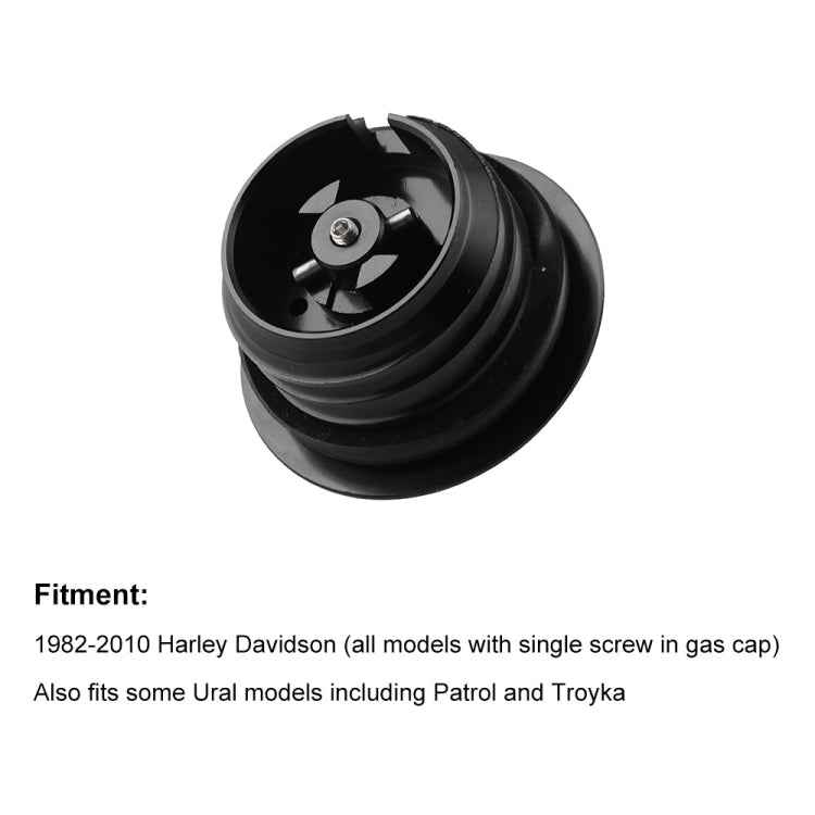 Motorcycle Flush Pop-up Gas Cap with O-ring for Harley Davidson