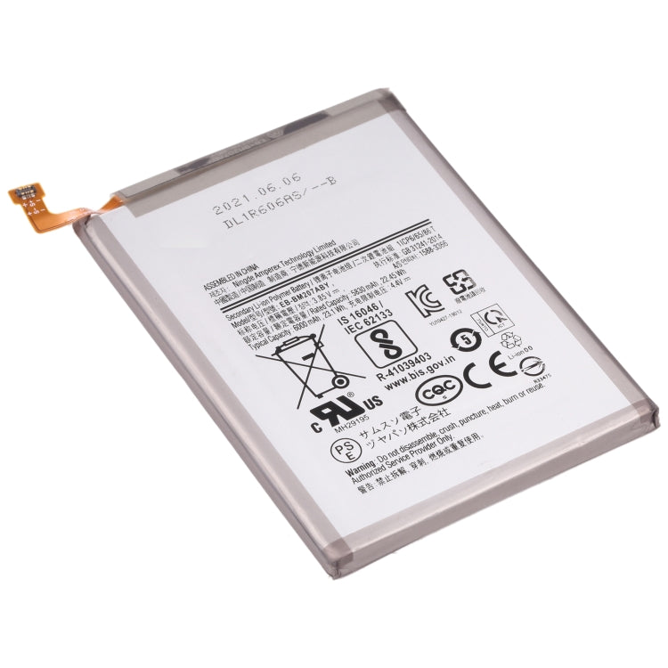 Original 6000mAh EB-BM207ABY Li-ion Battery Replacement for Samsung Galaxy M30s SM-M307/M21 SM-M215/M31 SM-M315