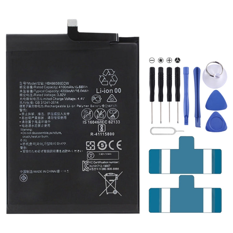 4200mAh Li-Polymer Battery Replacement for Huawei Mate 30 / Mate 30 Pro / Nova 6 / Nova 6 SE / Nova 7i / P40 Lite 4G