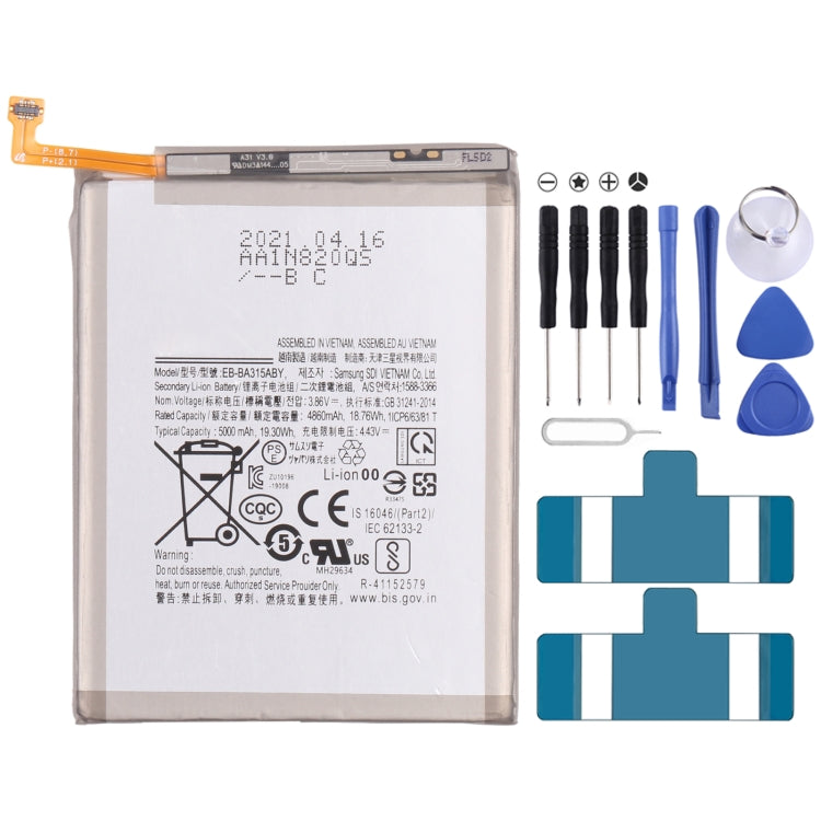 Original 5000mAh EB-BA315ABY for Samsung Galaxy A31 SM-A315 Li-ion Battery Replacement