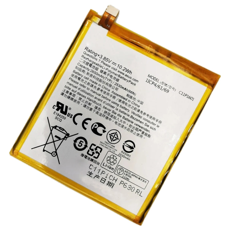 Original 2650mAh C11P1601 Li-Polymer Battery for ASUS Zenfone 3 ZE520KL