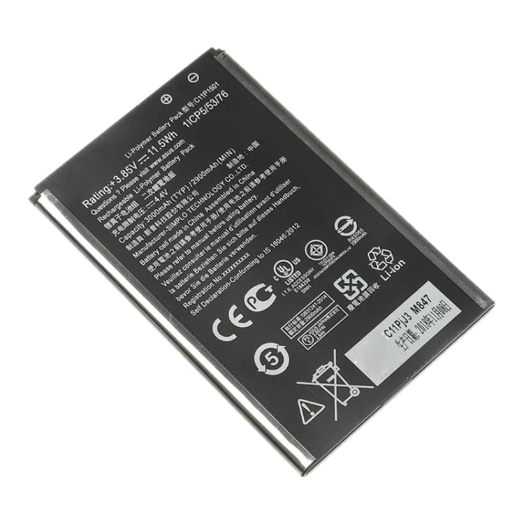 2900mAh C11P1501 Li-Polymer Battery for Asus ZenFone 2 Laser / Zenfone Selfie ZD551KL ZE601KL ZE550KL