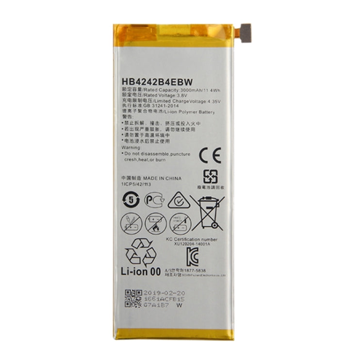 Batterie lithium-ion polymère HB4242B4EBW pour Huawei Honor 6 / Honor 4X, pour Honor 6