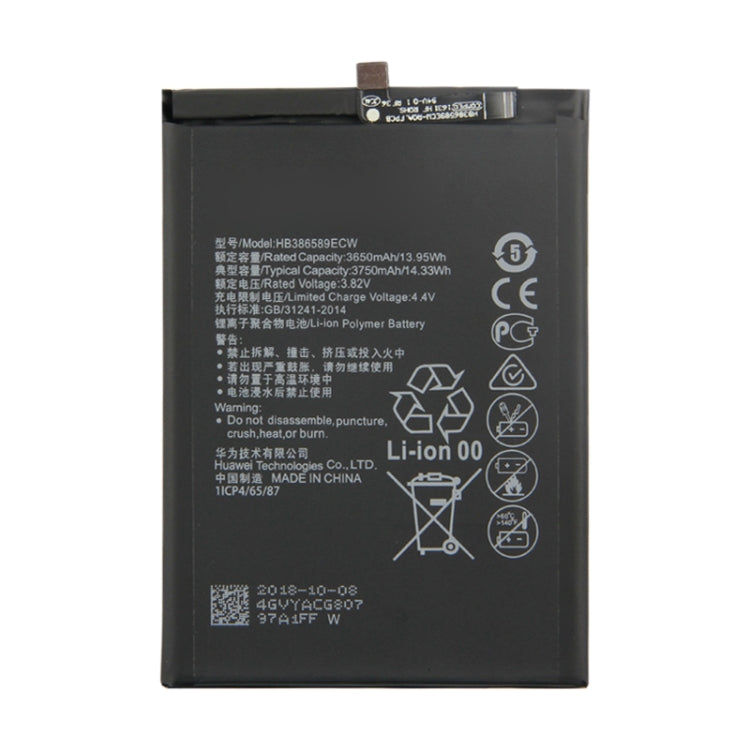 Batterie Li-ion polymère HB386589ECW pour Huawei Honor 8X / P10 Plus / Mate20 Lite / Nova 3 / Honor Play / Nova 4, Honor 8X