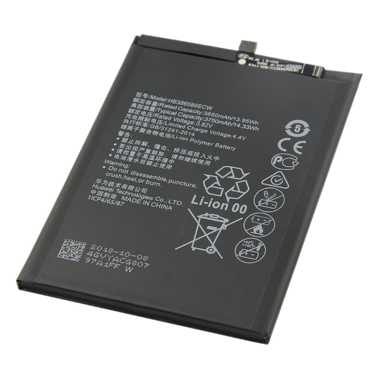 Batterie Li-ion polymère HB386589ECW pour Huawei Honor 8X / P10 Plus / Mate20 Lite / Nova 3 / Honor Play / Nova 4, Honor 8X