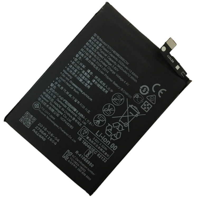 Batterie lithium-ion polymère HB396285ECW pour Huawei P20 / Honor 10 / Nova Lite 3, pour Honor 10
