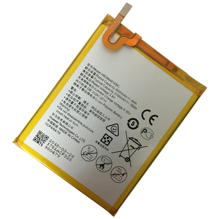 Batterie lithium-ion polymère HB396481EBC pour Huawei Ascend G7 Plus / Honor 5X / G8 / G8X / RIO L03-UL00TL00AL00